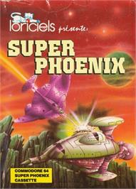 Box cover for Super Phoenix on the Commodore 64.