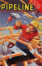 Box cover for Super Pipeline 2 on the Commodore 64.