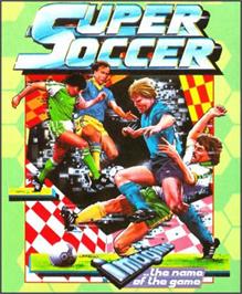 Box cover for Super Soccer (Imagine) on the Commodore 64.