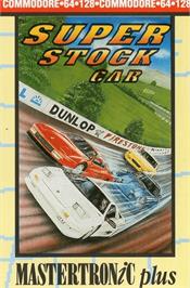 Box cover for Super Stock Car on the Commodore 64.
