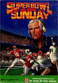 Box cover for Superbowl Sunday on the Commodore 64.