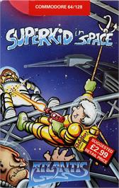 Box cover for Superkid In Space on the Commodore 64.