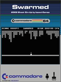 Box cover for Swarmed on the Commodore 64.
