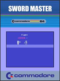 Box cover for Sword Master on the Commodore 64.