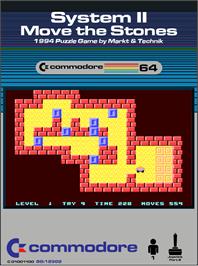 Box cover for System 2 - Move The Stones on the Commodore 64.