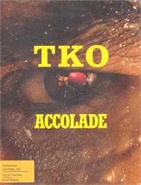 Box cover for TKO on the Commodore 64.