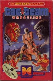 Box cover for Tag Team Wrestling on the Commodore 64.