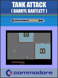 Box cover for Tank Attack (Chris Yates) on the Commodore 64.
