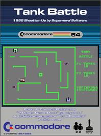 Box cover for Tank Battle (Keypunch) on the Commodore 64.