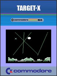 Box cover for Target-x on the Commodore 64.