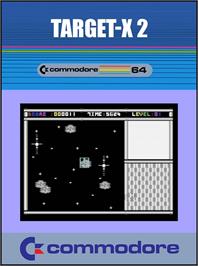 Box cover for Target-x 2 on the Commodore 64.