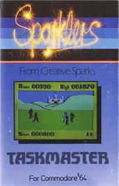 Box cover for Taskmaster on the Commodore 64.