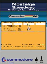 Box cover for Team Championship on the Commodore 64.
