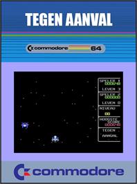 Box cover for Tegen Aanval on the Commodore 64.