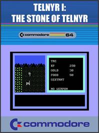 Box cover for Telnyr I - The Stone Of Telnyr on the Commodore 64.
