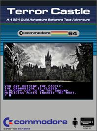Box cover for Terror Castle on the Commodore 64.