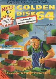 Box cover for Tetrados on the Commodore 64.
