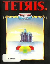 Box cover for Tetris (Lars Holmqvist) on the Commodore 64.