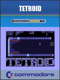 Box cover for Tetroid on the Commodore 64.