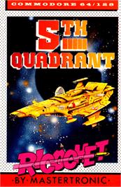 Box cover for The Fifth Quadrant on the Commodore 64.