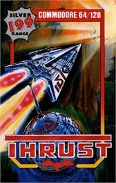 Box cover for Thrust on the Commodore 64.