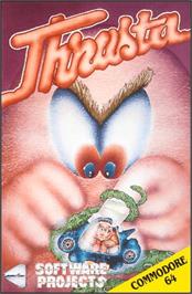 Box cover for Thrusta on the Commodore 64.