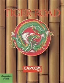 Box cover for Tiger Road on the Commodore 64.