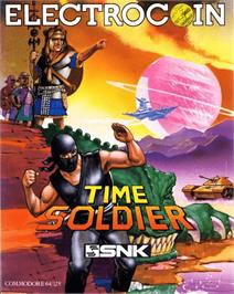 Box cover for Time Soldier on the Commodore 64.