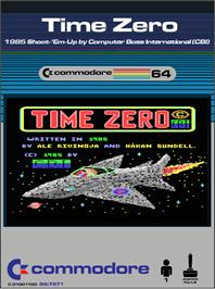Box cover for Time Zero on the Commodore 64.