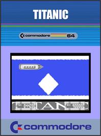 Box cover for Titanic (Backward Engineering) on the Commodore 64.