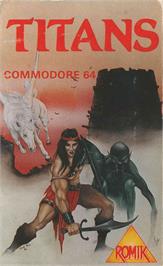 Box cover for Titans on the Commodore 64.
