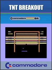 Box cover for Tnt Breakout on the Commodore 64.