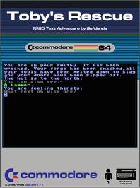 Box cover for Toby's Rescue on the Commodore 64.