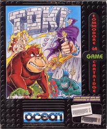 Box cover for Toki on the Commodore 64.