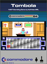 Box cover for Tombola (Aldo Campanozzi - 1985) on the Commodore 64.