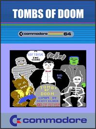 Box cover for Tombs Of Doom on the Commodore 64.