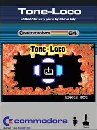 Box cover for Tone-loco on the Commodore 64.
