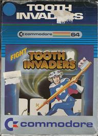 Box cover for Tooth Invaders on the Commodore 64.
