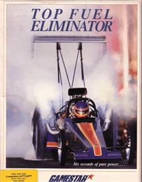 Box cover for Top Fuel Eliminator on the Commodore 64.