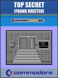 Box cover for Top Secret (Gebr. Eckhardt Computersoftware) on the Commodore 64.