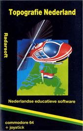 Box cover for Topografie Nederland (RadarSoft) on the Commodore 64.
