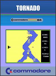 Box cover for Tornado (Multisoft) on the Commodore 64.