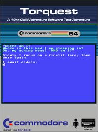 Box cover for Torquest on the Commodore 64.