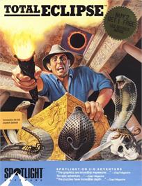Box cover for Total Eclipse on the Commodore 64.