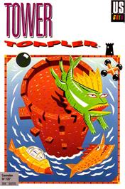 Box cover for Tower Toppler on the Commodore 64.