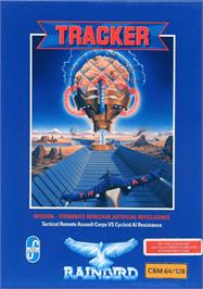 Box cover for Tracker (Compute!) on the Commodore 64.