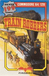 Box cover for Train Robbers on the Commodore 64.