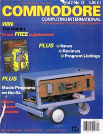 Box cover for Transmat on the Commodore 64.