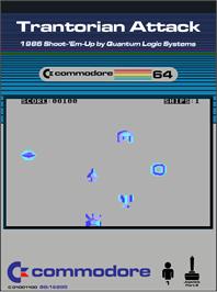 Box cover for Trantorian Attack on the Commodore 64.