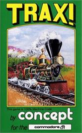 Box cover for Trax! on the Commodore 64.